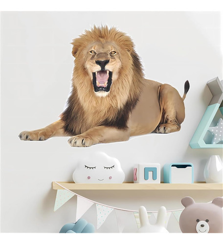 ~? The Fierce Lion Wall Stickers, Sacinora Wild Animal Wall 