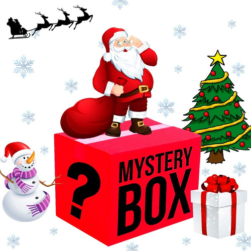 Caja Misteriosa De Navidad Adornos Navideños Esferas +$500