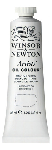 Tinta a óleo Winsor & Newton Artist 37 ml S-1, cor para escolher, cor branca, titânio S-1, nº 644