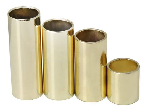 Slide Para Guitarra Acero Inoxidable 4pcs