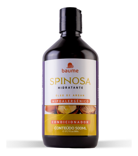 Condicionador Hidratante Spinosa Óleo De Argan 500ml - Baume