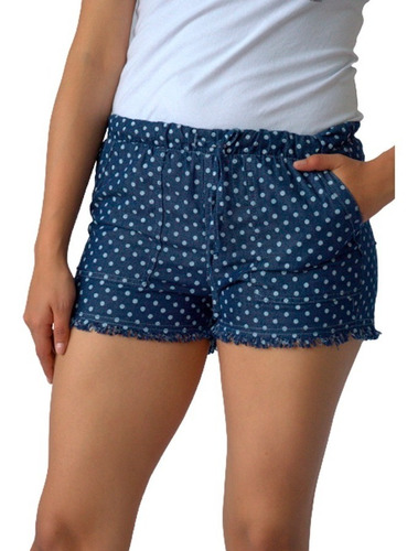 Short Con Lunares Blancos