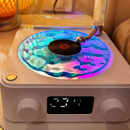 Lumena Lamp Record Player, Waves Vinyl Player, Waves Retro