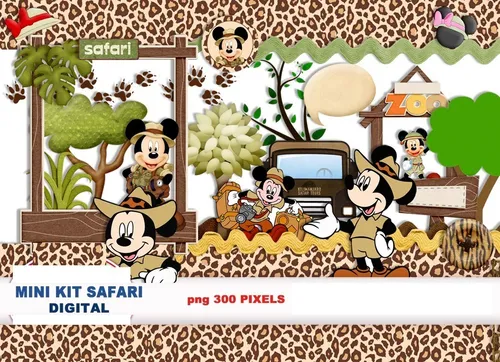 Mickey Safari Imágenes Png Sin Fondo