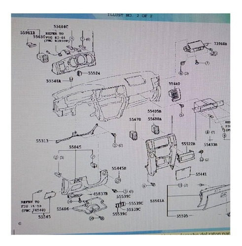 Tablero Superior De Toyota 4runner 2005