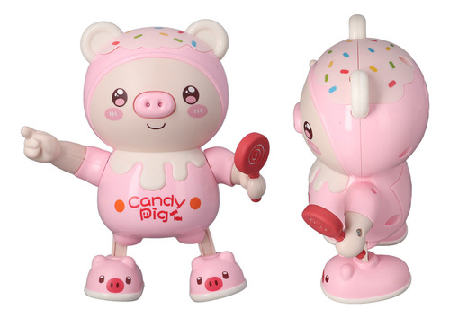 Pink Interactive Dancing Pig Toy Electronic Piglet Cool