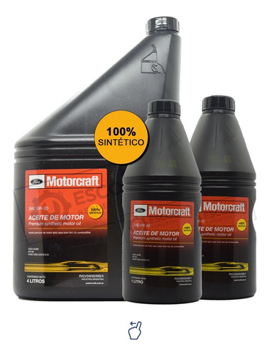 Kit De Aceite Motorcraft 5w30 Sintético Ford Focus X 6 Lts