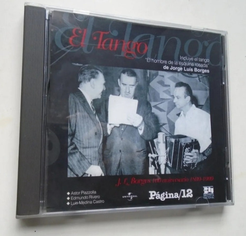 #d  Cd El Tango Borges 100 Aniversario - Rivero Piazzolla 