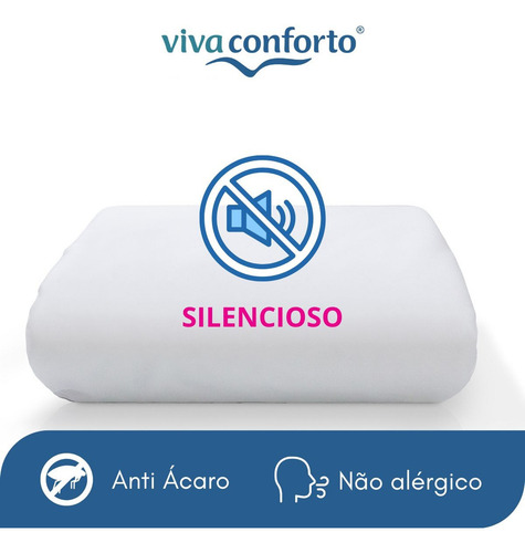 Protetor De Colchão King Capa Impermeável Malha Antiácaros