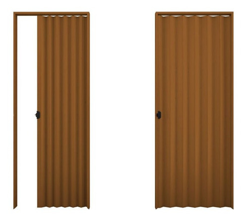 Puertas Plegables Pvc Marrón 0.70 X 2.10