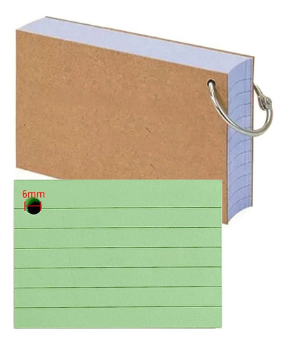 Binder Memo Book, Tarjetas De Memoria Flash, Tamaño A8, Con