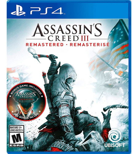 Imagen 1 de 10 de Assassin's Creed Iii Remastered Ps4 Juego Fisico Original 