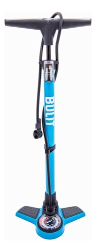 Inflador Con Manómetro Bulit Serie 600 Grande Color Azul