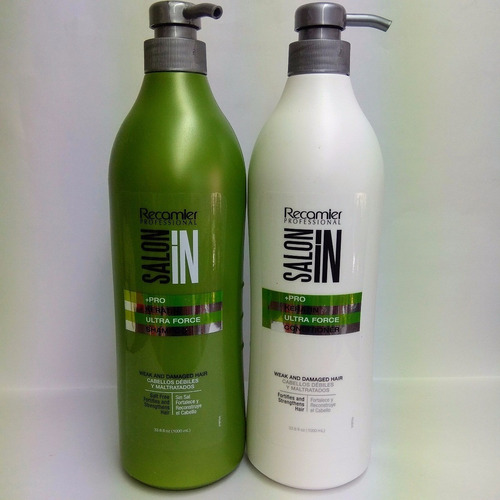 Kit Recamier Keratin Ultra Force Saloon In Shampoo + Acond