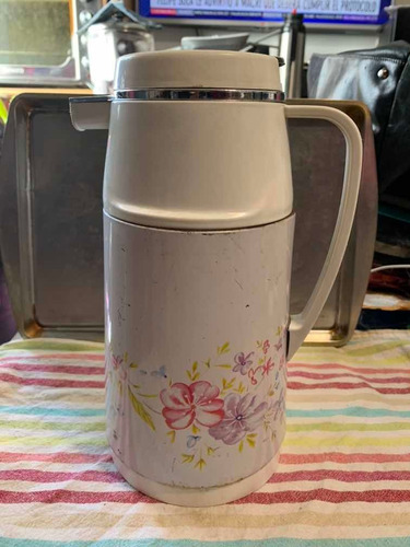 Termo Antiguo Pico De Jarra Con Botón De Válvula (café,agua)