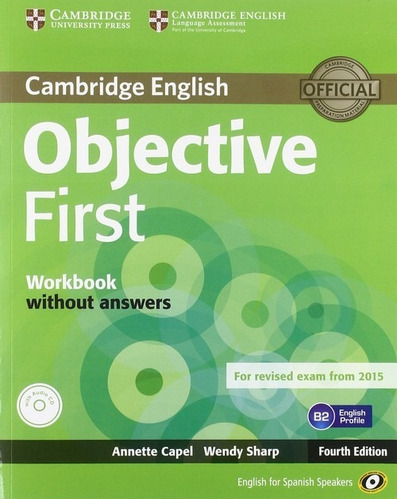 Libro Objective First Certificate Wb-key+cd - Vv.aa.