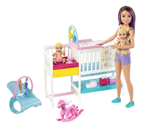 Barbie Familia Skipper Guardería De Bebés