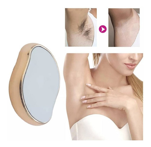 X2 Rasuradora Cristal Depiladora De Mujer Depiladora Cuerpo Dorado