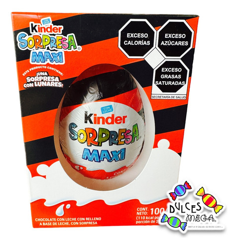 Kinder Maxi Huevo Sorpresa - Frescura Y Calidad