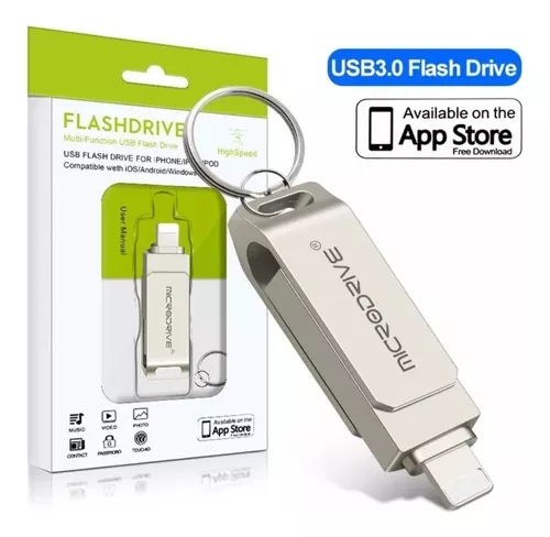 Memoria Pendrive Para iPhone iPad - 256gb Usb 3.0 Llavero