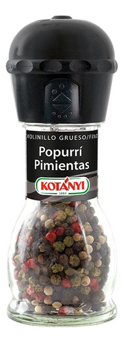 Pimientas Popurrí Con Molinillo Grueso Y Fino 35gr Kotanyi