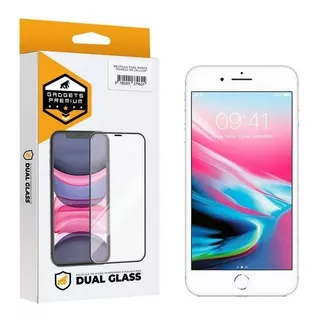 Película Dual Glass Para iPhone 8 Plus - Branca - Gshield