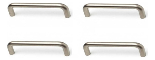 Pack 4 Manilla Tirador Para Cajones Mónaco Acero 128mm Dmc