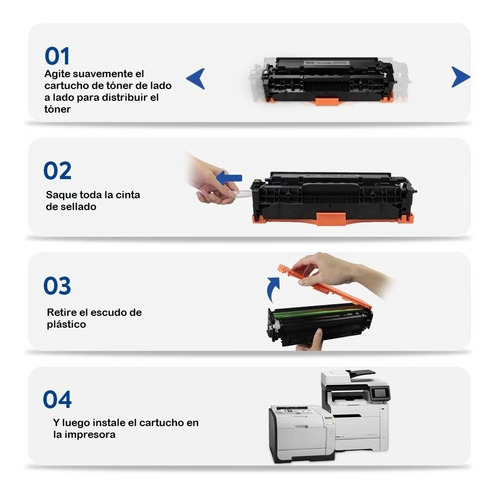 Toner Genérico 305 Impresora Pro M451 M451dn M475dn M475