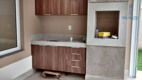 Imagem 3 de 23 de Casa Com 3 Dormitórios À Venda, 120 M² Por R$ 790.000,00 - Condomínio Sunset Boulevard - Paulínia/sp - Ca1806
