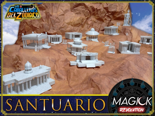 Imagen 2 de 10 de 18 Piezas Del Santuario Saint Seiya Magick Revolution Store