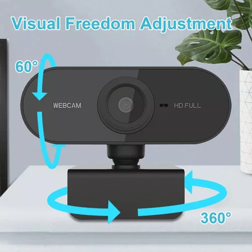 Webcam con microfono para pc, Web cámara 1080p Full HD con micrófono  reducción de Ruido, Vista Gran Angular de 105º para Streaming, conferencias  en Zoom, , Skype, Compatible con Windows, Mac 