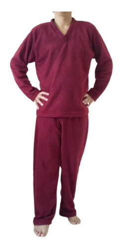 Pijama Térmica Unicolor Hombre
