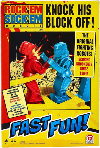 Rock 'em Sock' Em Robots Fmw26 Juguete, Multicolor