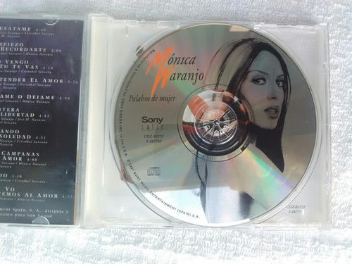 Mónica Naranjo Palabra De Mujer Cd (Usado)