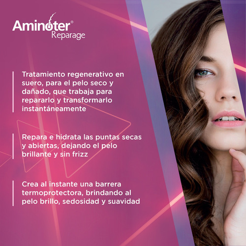 Aminoter Reparage Suero Cuidado Capilar Reparador De Puntas