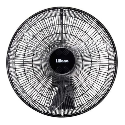 Ventilador de pared Liliana VWOC20 plata con 3 palas color transparente de plástico, 20" de diámetro 220 V