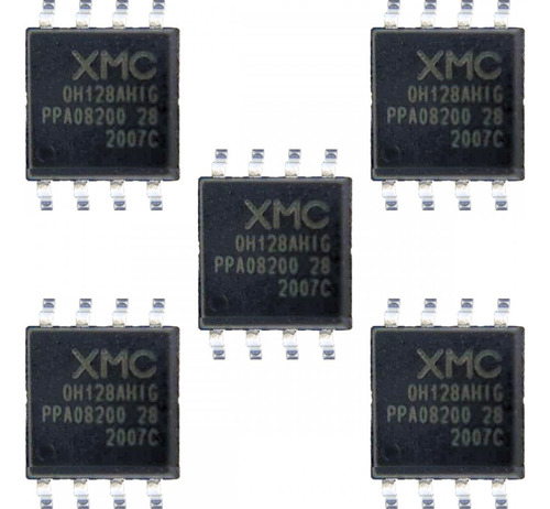 Kit Com 5 Ci Spi Flash 128mb 2.7-3.6v Sop-8l Xm25qh128ahig