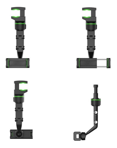 Imagen 3 de 10 de Soporte De Teléfono Para Espelho Retrovisor Multifuncional 3