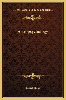 Libro Astropsychology - Miller, Laurel