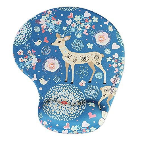 Memory Foam Non Slip Mouse Pad Resto De Muñeca Para Oficina,