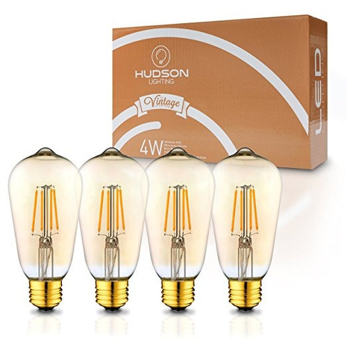Hudson Iluminación Regulable Led Bombilla De Edison - Certif