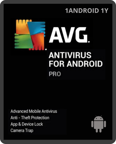 Avg Antivirus Pro For Android - 1 Dispositivo 1 Ano