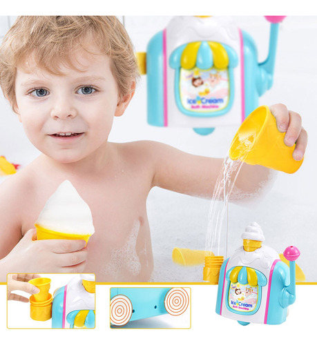 Sorvete Para Banheiro Infantil Water Play Toys Press Ice Cre