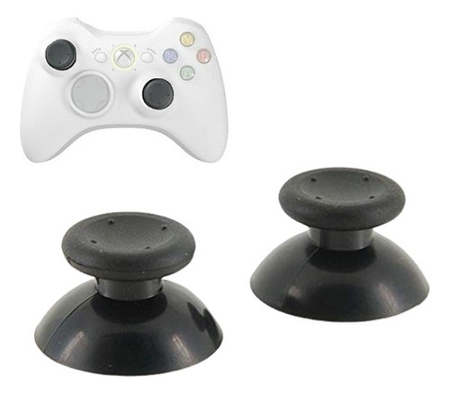 Par Botão Analógico Controle Compatível Com Xbox 360 Preto