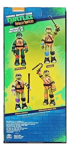 Tortuga Ninja Teenage Mutant Xl Ninja Camuflajeada Leonardo