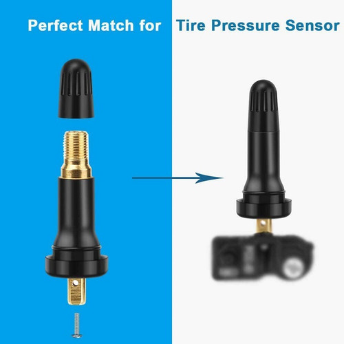 Imagen 2 de 7 de Pivote Valvula Rin Sensor Tpms Chevrolet Gm Gmc Ford Dodge F