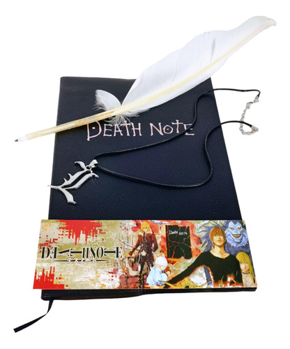 Pack Libreta Death Note Anime (libreta A5, Pluma Y Collar L)