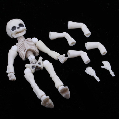 De Acción De Muñeca Esquelética En Miniatura De 5,4 Cm,