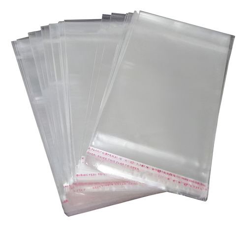 Saquinho Adesivado Saco Transparente 5x12 C/ 1000 Unid