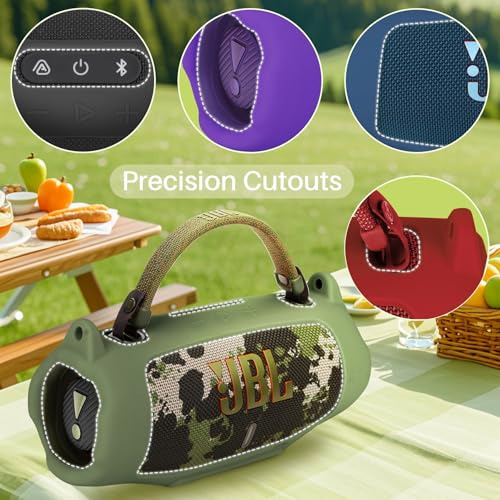 Funda De Silicona Compatible Con El Altavoz Portátil Jbl Cha